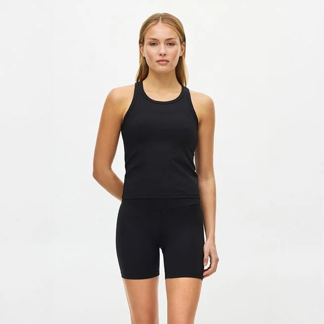 Тренировочный топ Rib, черный