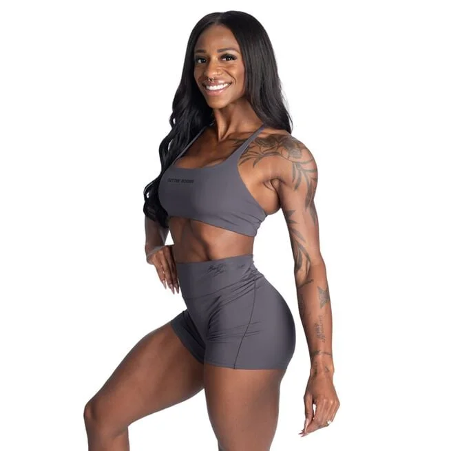 Спортивный бюстгальтер BB Серый