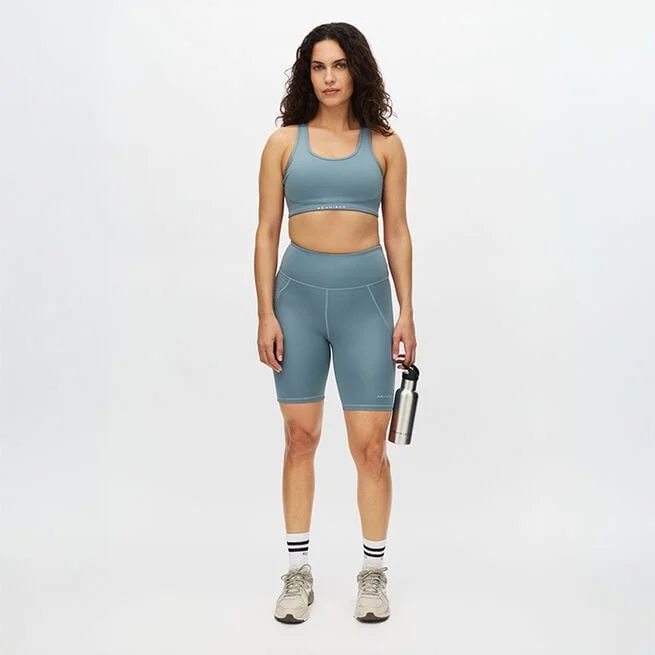 Привлекательный велосипедный трикотаж синего цвета