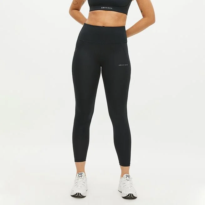 Колготки с завышенной талией, черные