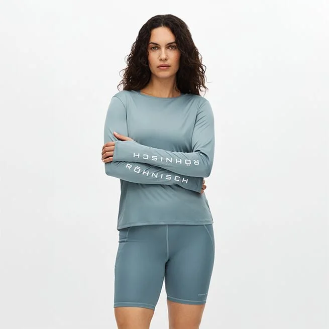 Логотип команды, длинный рукав, синий