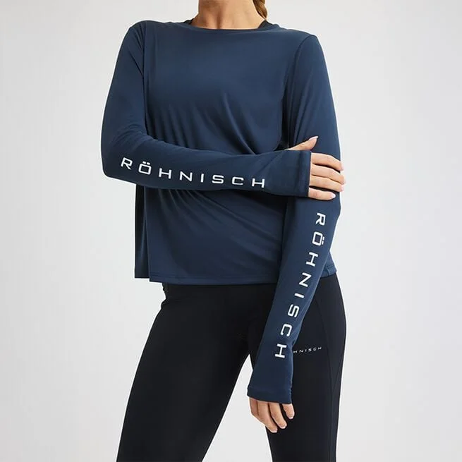 Логотип команды, длинный рукав, синий