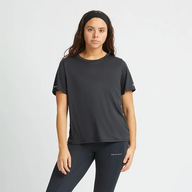 Футболка с логотипом команды, черная