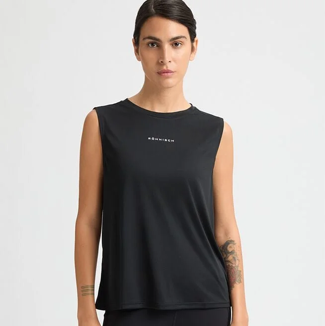 Рубашка без рукавов с логотипом Team, черная