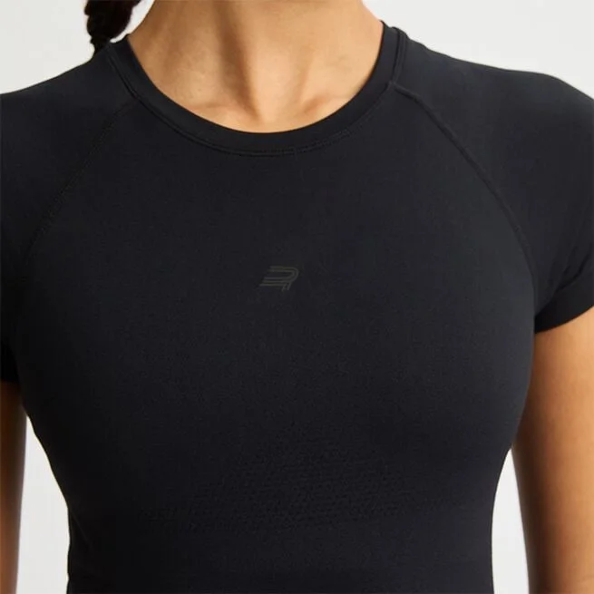 Футболка бесшовная черная