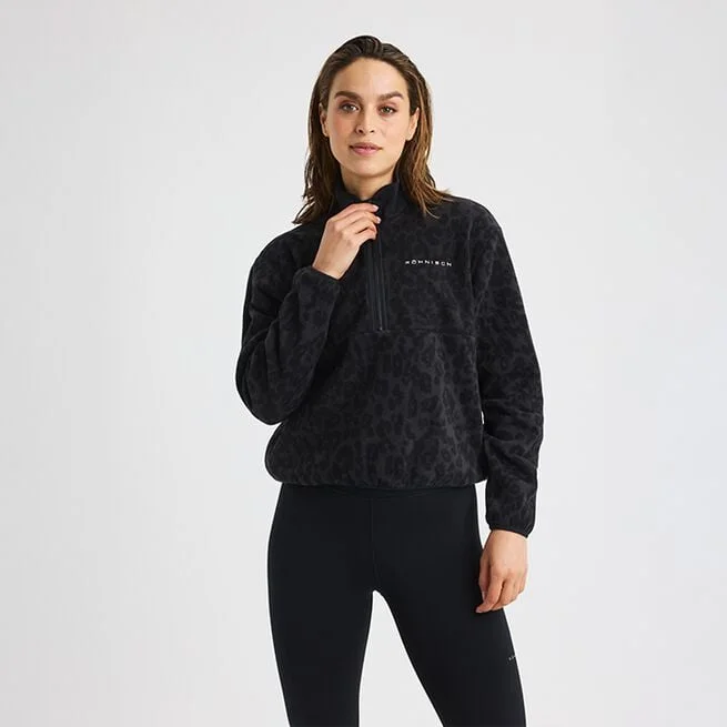 Термофлис Половинная молния Серый Лео