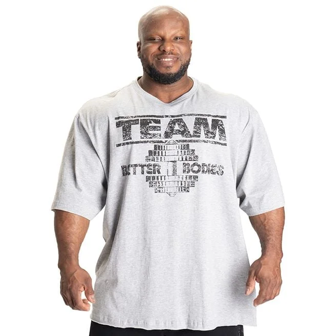 Железная футболка Team Pump Cover, светло-серый меланж