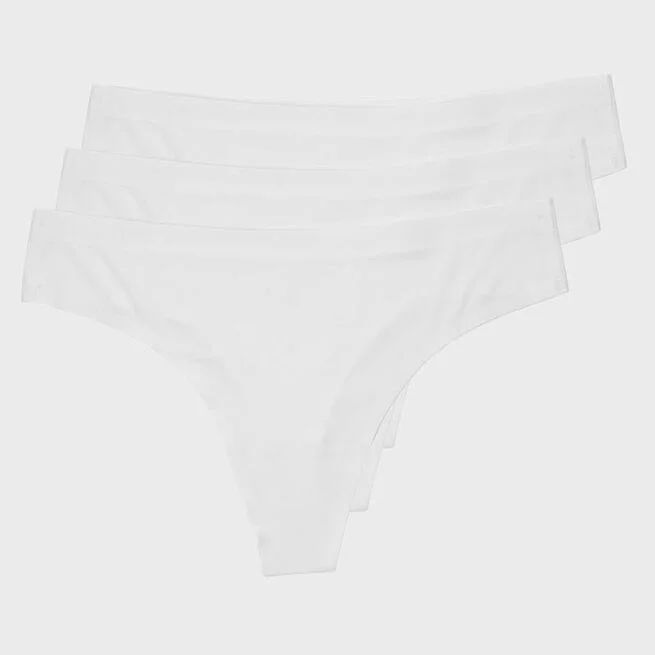 Нижнее белье-невидимка, 3 шт., белое