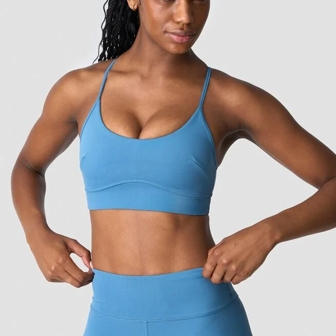 Спортивный бюстгальтер на выносливость синий