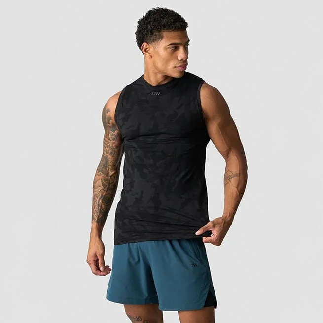 Тренировочный топ Sculpt, черный