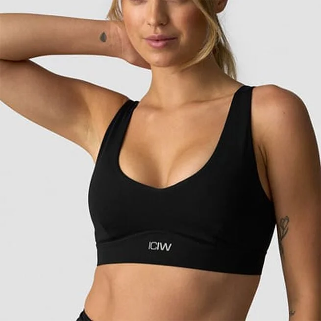 Спортивный бюстгальтер Essential, черный