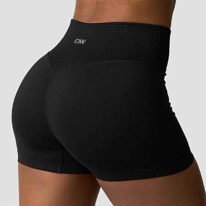 Шорты Define Бесшовные V-образные Черные