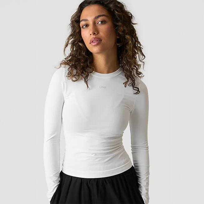 Essence Бесшовный с длинным рукавом Белый