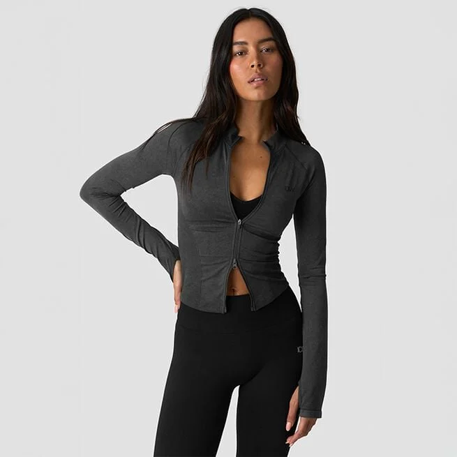 Рубашка с длинным рукавом Sculpt, черная