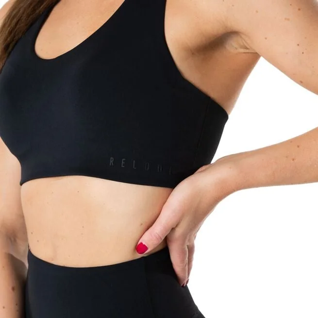 Спортивный бюстгальтер Clean с высокой поддержкой, черный