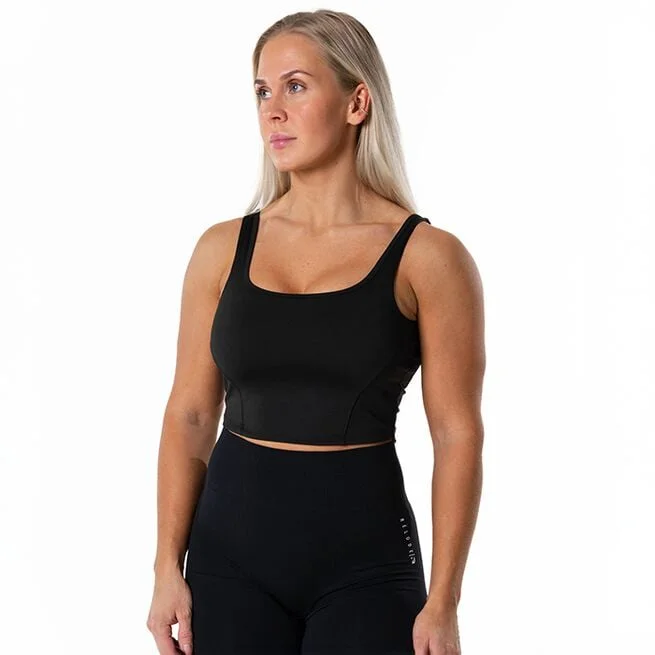 Тренировочный топ Velocity, черный