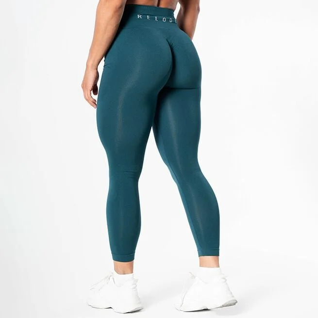 Колготки Relode Prime Scrunch, темно-бирюзовые