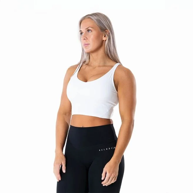 Рубашка Core с V-образным вырезом, белая