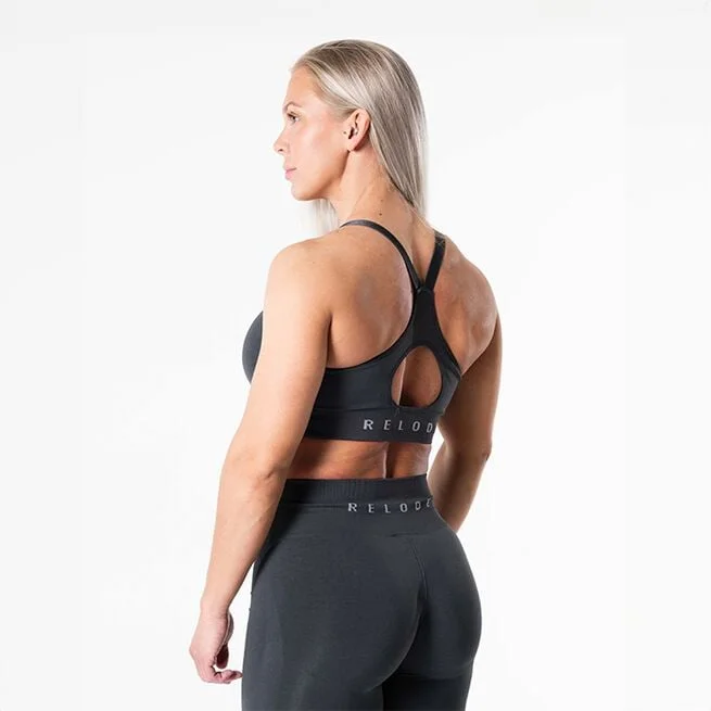 Спортивный бюстгальтер Prime Scrunch Темно-серый