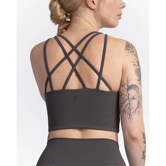 Спортивный бюстгальтер Studio, графитовый серый