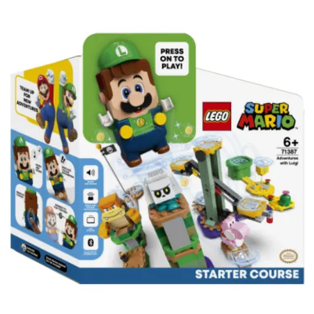 Конструктор LEGO Super Mario стартовый набор "Приключения вместе с Луиджи" 71387