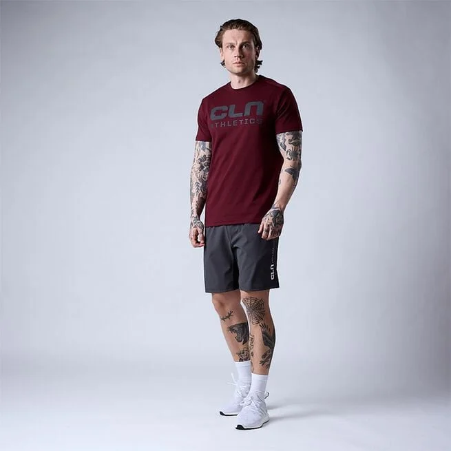 Промо-футболка, темно-красная