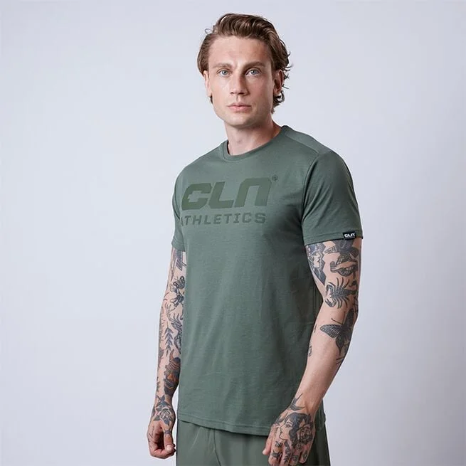 Футболка CLN Promo, зеленый мох