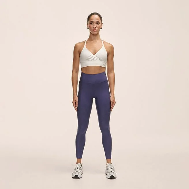 Спортивные костюмы с графикой и высокой талией Сиреневый