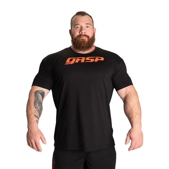 Футболка Legacy Gym Черная Оранжевая