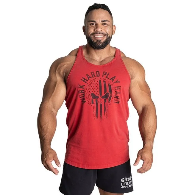 Череп с Т-образной спинкой, Acid Chili Red