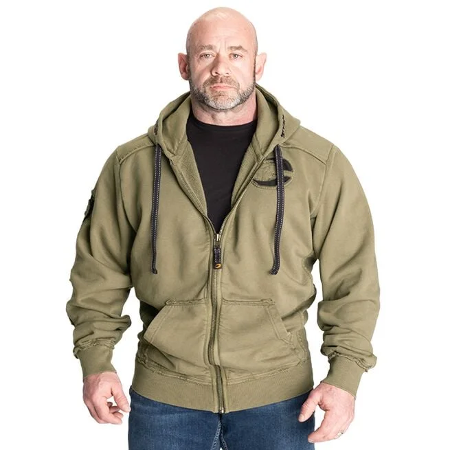 Толстовка Pro Gym Acid Wash, зеленая