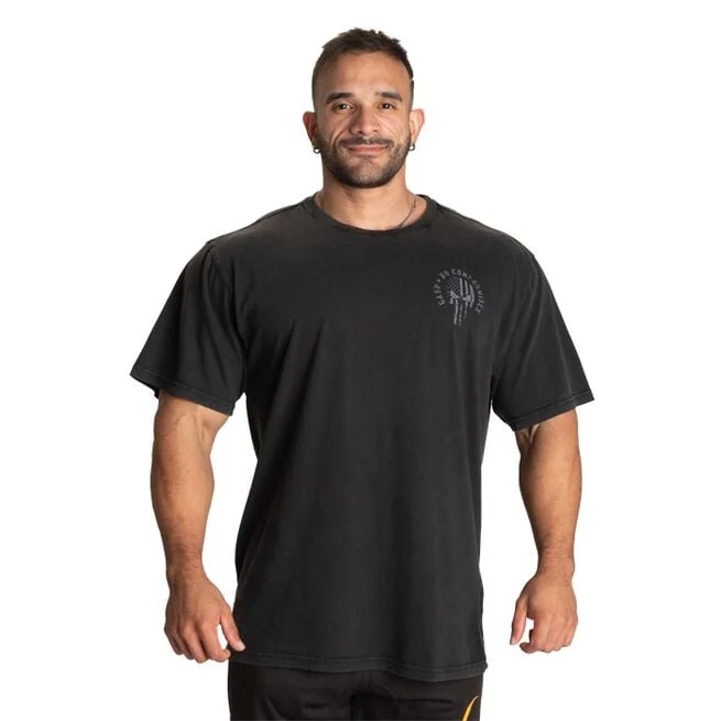 89 Оригинальная футболка, вымытая черная