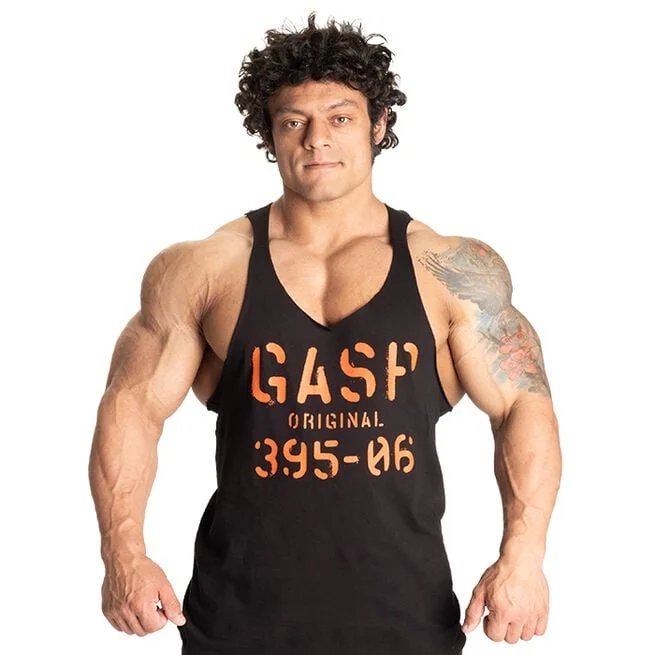 Оригинальная рубашка черная/оранжевая