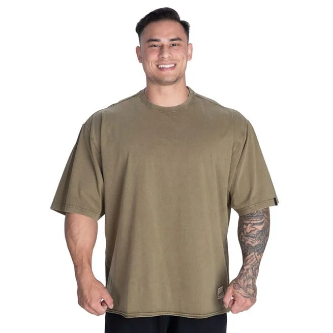 Винтажная футболка зеленая