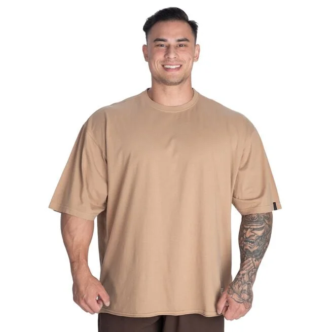 Винтажная футболка Бежевая