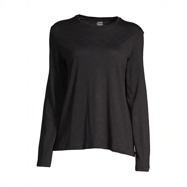 Тренировочная рубашка с мягкой текстурой, черная