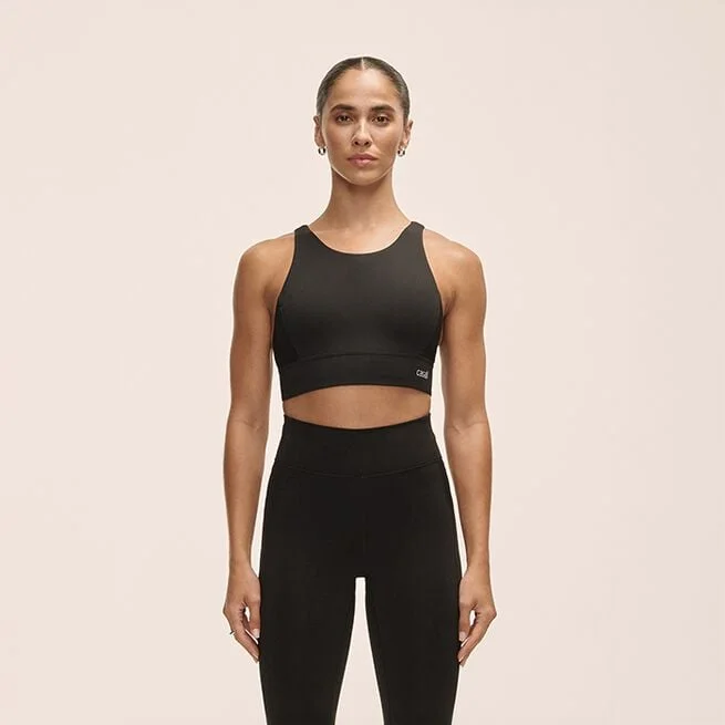 Регулируемый спортивный бюстгальтер Iconic, черный