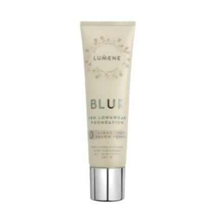 Устойчивая тональная основа LUMENE BLUR SPF15 30мл светлая слоновая кость
