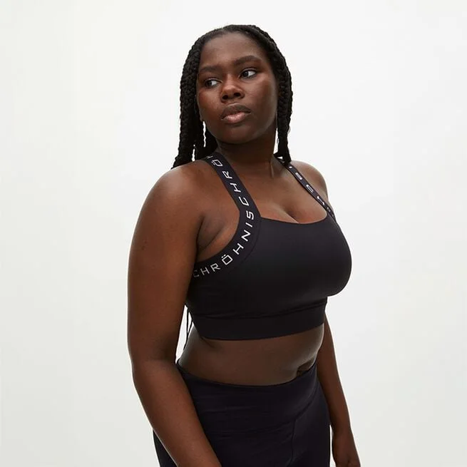 Спортивный бюстгальтер Kay, черный