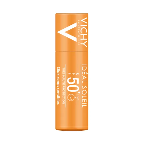 Крем - стик для чувствительных зон лица и тела Vichy Capital Soleil с защитой от солнца SPF 50+ 9 гр