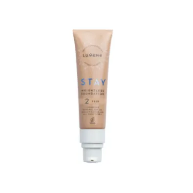 Устойчивый невесомый тональный крем Lumene Stay SPF30 30мл fair