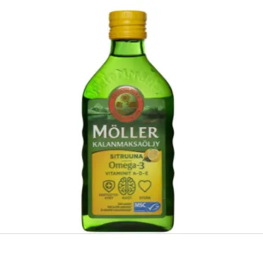 ORKLA HEALTH Экстракт рыбьего жира Möller 250мл со вкусом лимона