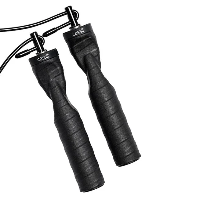 Скакалка из стальной проволоки, черная