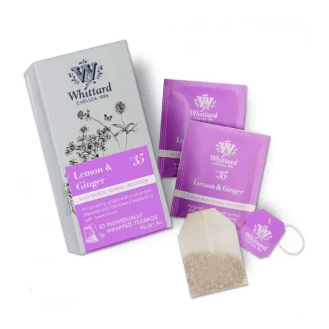 Чай в пакетиках Whittard of Chelsea Lemon&Ginger 20 шт