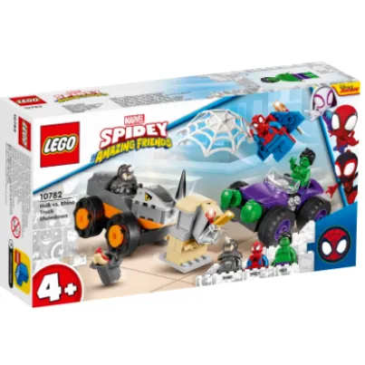 Конструктор LEGO Spidey Схватка Халка и Носорога на грузовиках 10782