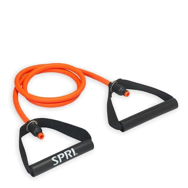 Эспандер для упражнений на трубке сопротивления с ручкой