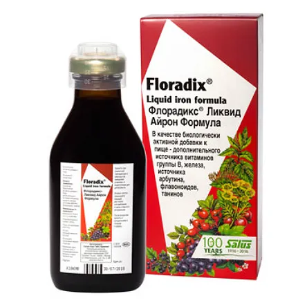 Железо в сиропе Salus Floradix ( Флорадикс ) 250 мл