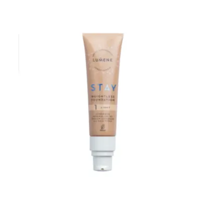 Устойчивый невесомый тональный крем Lumene Stay SPF30 30мл light