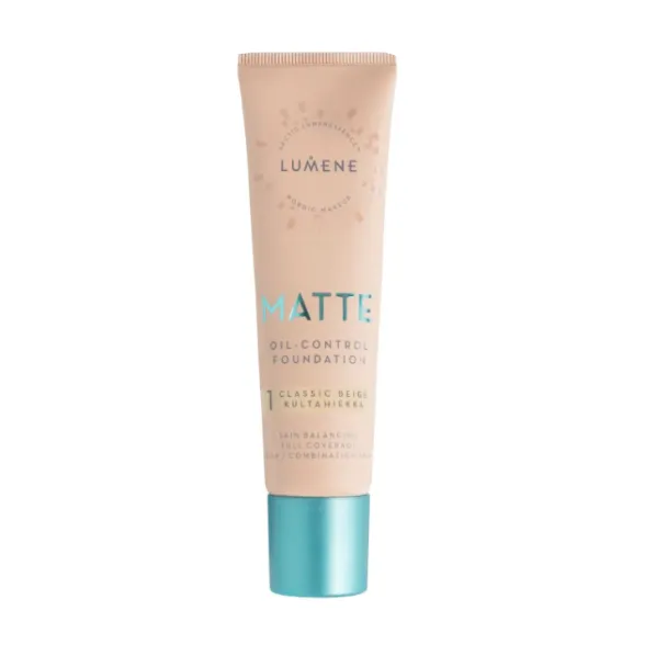 Матирующий тональный крем Lumene Matte Oil-Сontrol Foundation 30мл классический бежевый
