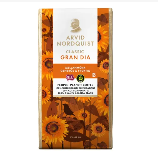 Кофе молотый Arvid Nordquist Classic Gran dia 500г